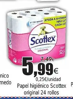 FROIZ SCOTTEX Papel higiénico oferta