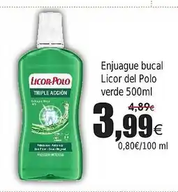 FROIZ Enjuague bucal Licor del Polo verde oferta