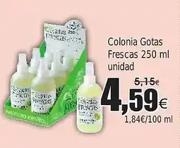FROIZ Colonia Gotas Frescas oferta