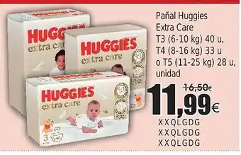 FROIZ Pañal Huggies Extra Care oferta