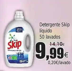 FROIZ Detergente Skip líquido 50 lavados oferta