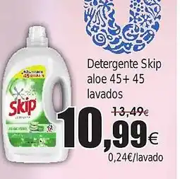 FROIZ Detergente Skip aloe 45+ 45 lavados oferta