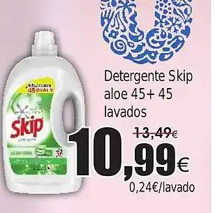 FROIZ Detergente Skip aloe 45+ 45 lavados oferta