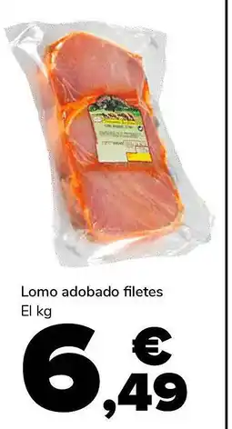 Supeco Lomo adobado filetes oferta