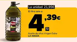 Supeco LA MASÍA Aceite de oliva Virgen Extra oferta