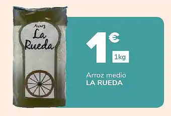 Supeco LA RUEDA Arroz medio oferta