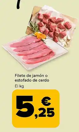 Supeco Filete de jamón o estofado de cerdo oferta