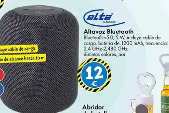 TEDi Altavoz Bluetooth oferta
