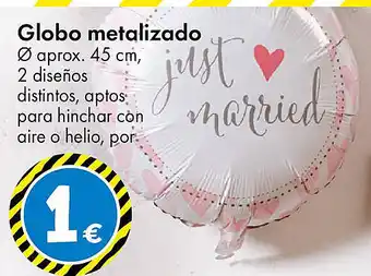 TEDi Globo metalizado oferta