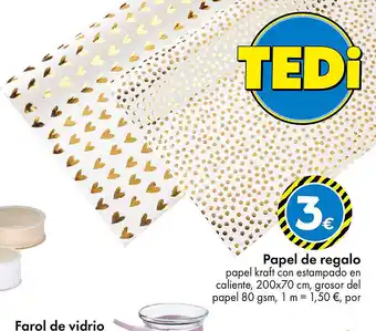 TEDi Papel de regalo oferta
