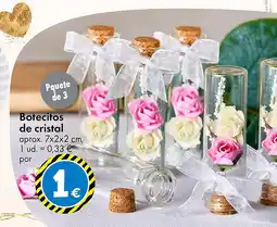 TEDi Botecitos de cristal oferta