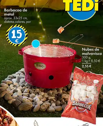 TEDi Barbacoa de metal oferta