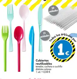 TEDi Cubiertos Reutilizable: oferta