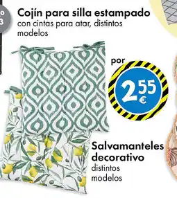 TEDi Cojín para silla estampado oferta