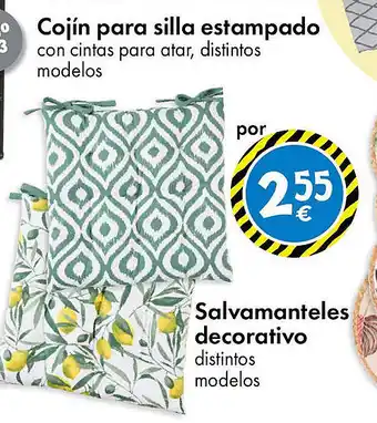 TEDi Cojín para silla estampado oferta