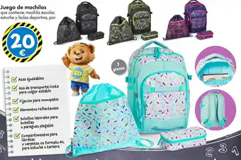 TEDi Juego de mochilas oferta