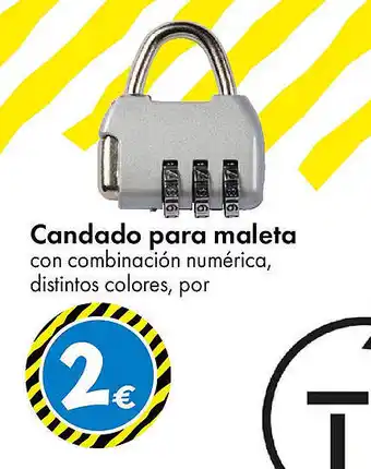 TEDi Candado para maleta oferta