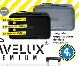 TEDi Juego de organizadores de viaje oferta