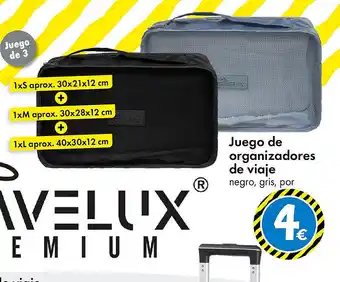 TEDi Juego de organizadores de viaje oferta