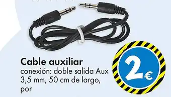 TEDi Cable auxiliar oferta