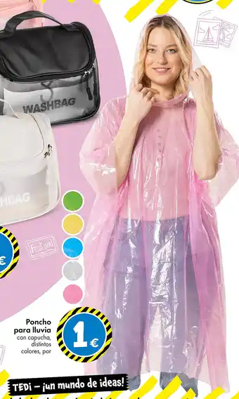 TEDi Poncho para lluvia oferta