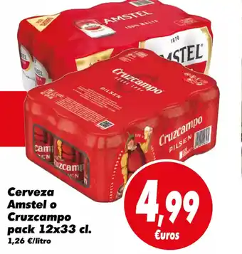 Proxi AMSTEL O CRUZCAMPO Cerveza oferta