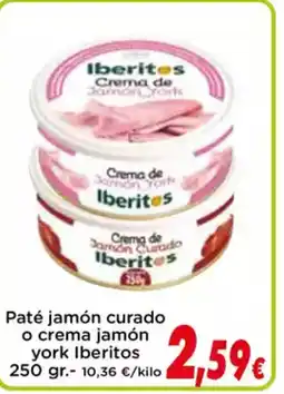 Proxi Paté jamón curado o crema jamón oferta