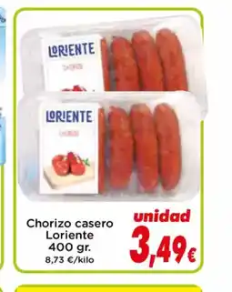 Proxi LORIENTE Chorizo casero oferta