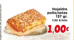 Proxi Hojaldre pollo/setas oferta