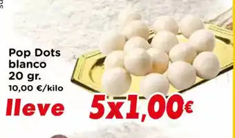 Proxi Pop Dots blanco oferta