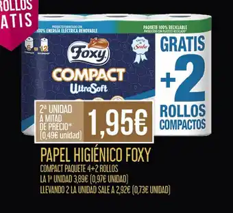Claudio FOXY Papel higiénico oferta