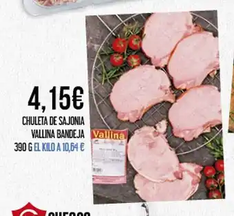 Claudio Chuleta de sajonia vallina bandeja oferta