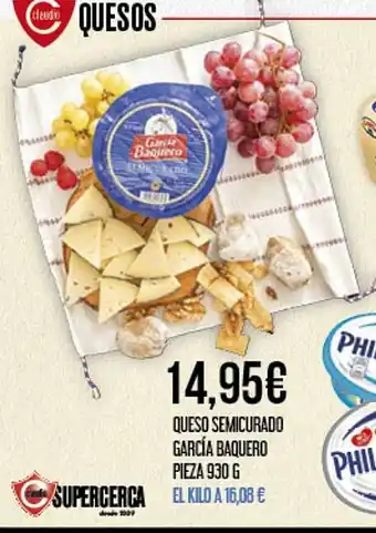 Claudio Queso semicurado garcía baquero pieza oferta