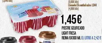 Claudio Postre gelificado light fresa oferta