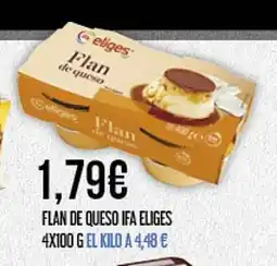 Claudio IFA ELIGES Flan de queso oferta