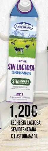 Claudio Leche sin lactosa semidesnatada c.lasturiana oferta
