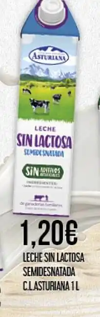 Claudio Leche sin lactosa semidesnatada c.lasturiana oferta