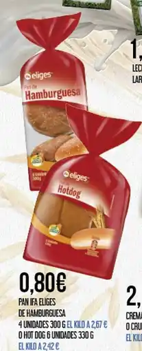 Claudio Pan ifa eliges de hamburguesa oferta