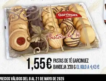 Claudio Pastas de té garcinuez oferta