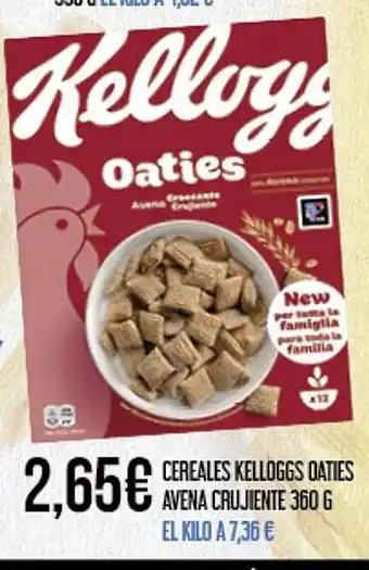 Claudio Cereales kelloggs oaties avena crujiente oferta