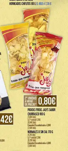 Claudio Patatas fritas jalys sabor churrasco oferta