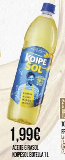Claudio Aceite girasol koipesol botella oferta