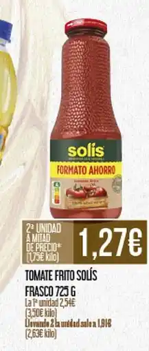 Claudio SOLÍS Tomate frito oferta