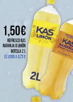 Claudio Refresco kas naranja o limón botella oferta