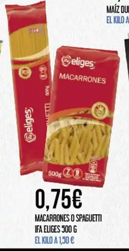 Claudio IFA ELIGES Macarrones o spaguetti oferta