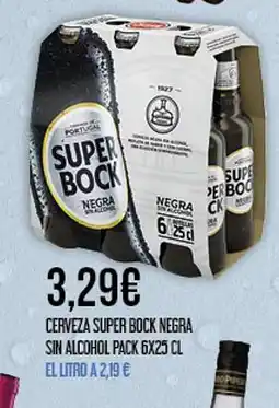 Claudio Cerveza super bock negra sin alcohol oferta