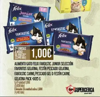 Claudio Alimento gato felix fantastic junior selección favoritos gelatina oferta