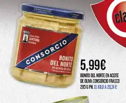 Claudio Bonito del norte en aceite de oliva consorcio frasco oferta