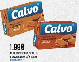 Claudio Mejillones calvo en escabeche oferta