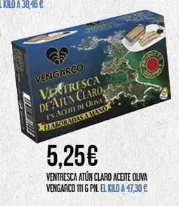 Claudio Ventresca atún claro aceite oliva vengarco oferta